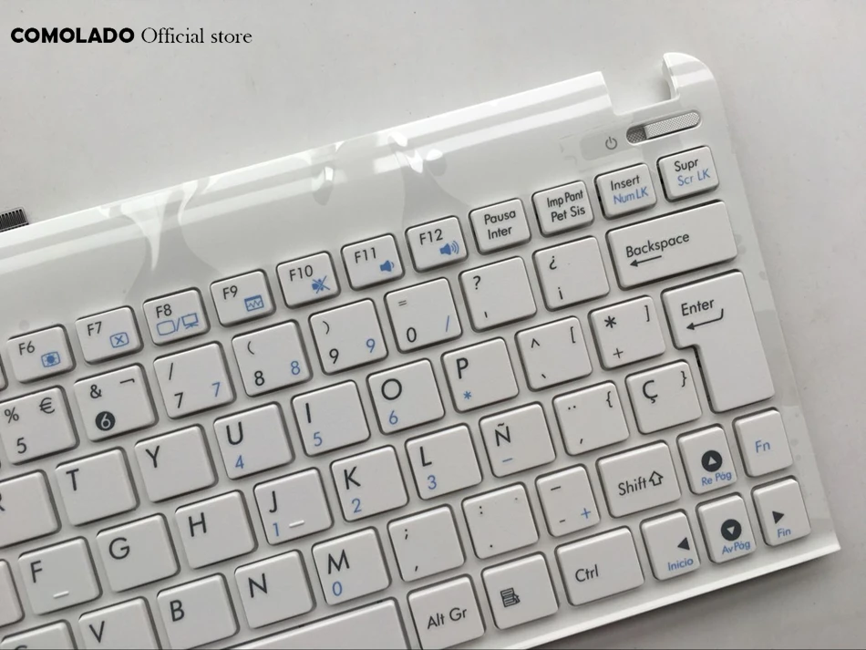 SP Spanish Keyboard For Asus Eee PC 1015 1015B 1015BX 1015PW 1015CX 1015PD 1011 1015PX White Laptop Keyboard SP Layout (2)