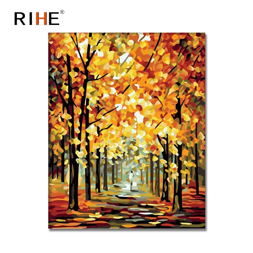 RIHE Fall Tree Diy Painting By Numbers Abstract Golden Leaf Oil Painting On Canvas Cuadros Decoracion Acrylic Wall Picture 2018
RIHE Fall Tree Diy Painting By Numbers Abstract Golden Leaf Oil Painting On Canvas Cuadros Decoracion Acrylic Wall Picture 2018