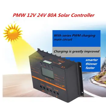 AKDSteel 80A PWM 12V 24V LCD Solar Controller Photovoltaic Solar Panel Charging Discharging Controller
AKDSteel 80A PWM 12V 24V LCD Solar Controller Photovoltaic Solar Panel Charging Discharging Controller