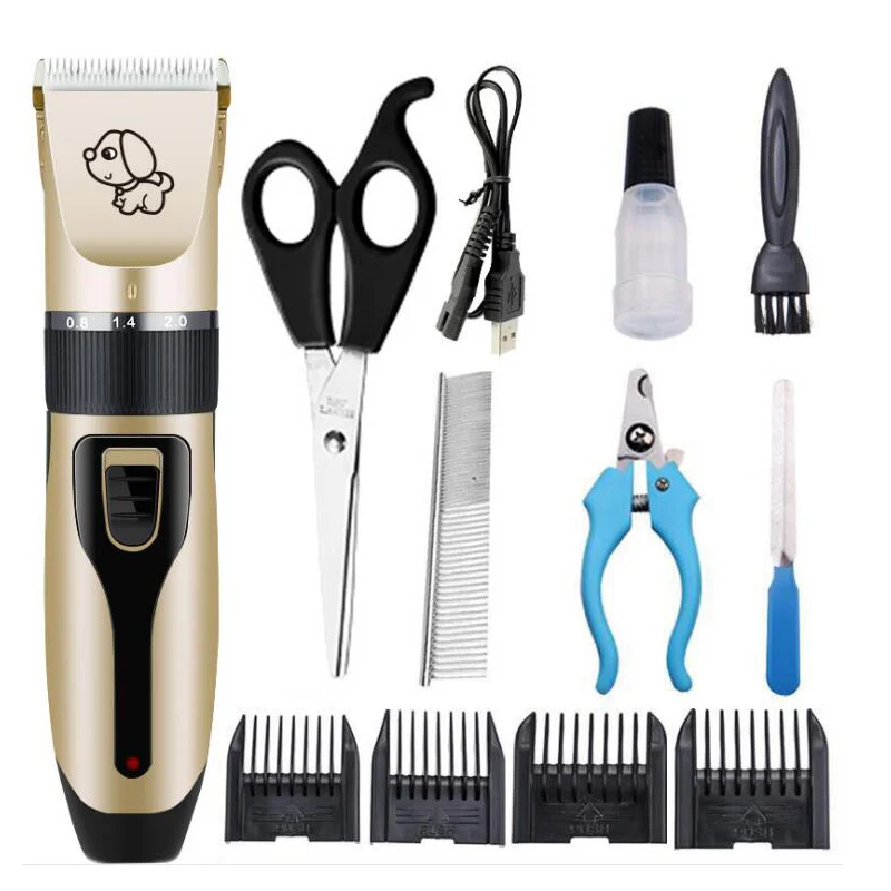Dog Hair Trimmer USB Rechargeable Animal Grooming Clippers Shaver Electric Scissors Pet Professional Hair Cutting Machine Suit
Dog Hair Trimmer USB Rechargeable Animal Grooming Clippers Shaver Electric Scissors Pet Professional Hair Cutting Machine Suit