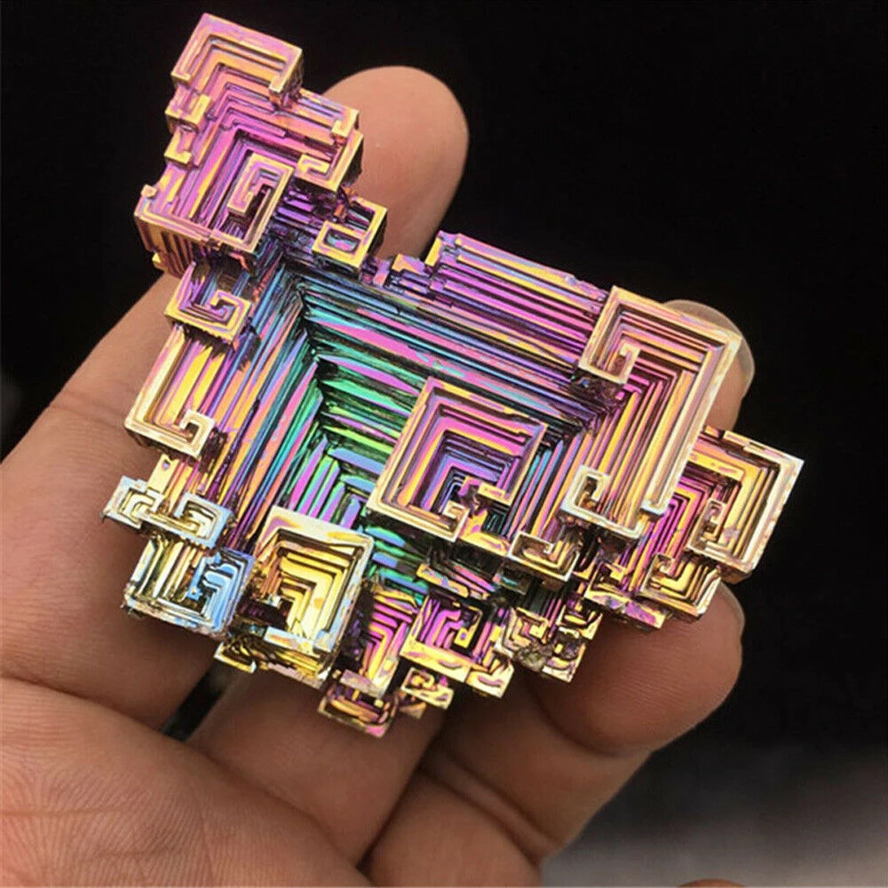 1Pc Irregular Bismuth Crystals Natural Titanium Bismuth Rare Rainbow Metal Crystal Mineral Gemstone Decor Metal Ornaments Stone
1Pc Irregular Bismuth Crystals Natural Titanium Bismuth Rare Rainbow Metal Crystal Mineral Gemstone Decor Metal Ornaments Stone