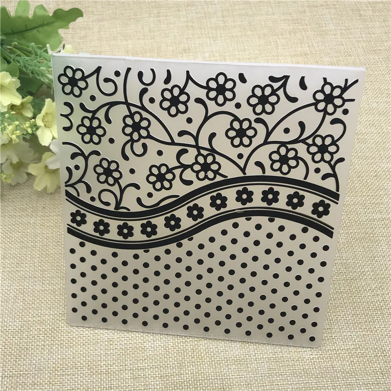 Flowers and dots Embossing Folder Plastic Card Making Stamps Scrapbooking Paper Craft Supplies Folders Album DIY
Flowers and dots Embossing Folder Plastic Card Making Stamps Scrapbooking Paper Craft Supplies Folders Album DIY
