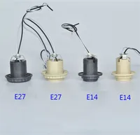 5PCS E27 E14 plastic lamp whole tooth / wire 30cm/80cm / E27 socket / E14 lamp base Lighting Accessories image