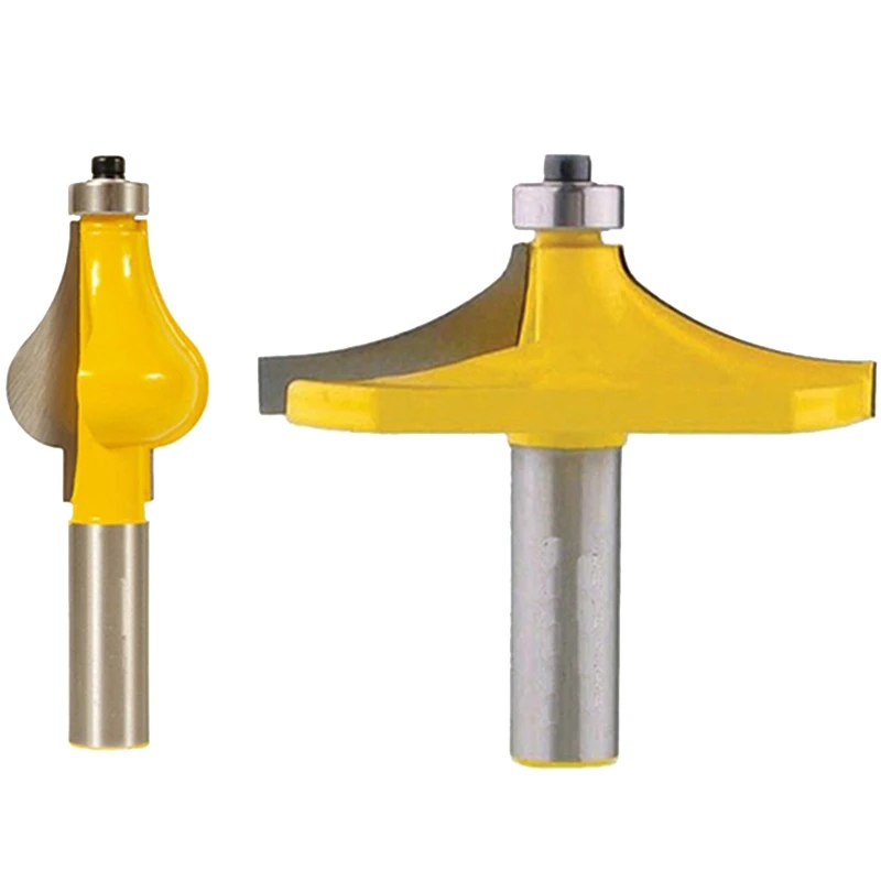 2 Bit 1/2 Inch Shank Handrail Router Bit Set - Standard/Flute Line Knife Woodworking Cutter Tenon Cutter For Woodworking Tools
2 Bit 1/2 Inch Shank Handrail Router Bit Set - Standard/Flute Line Knife Woodworking Cutter Tenon Cutter For Woodworking Tools