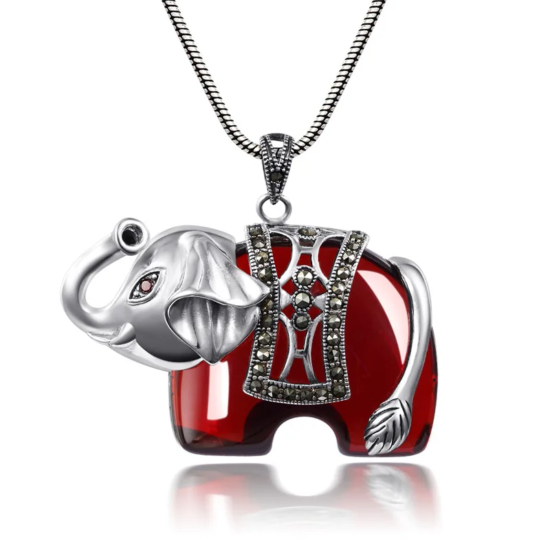 Baolong authentic 925 Sterling Silver Silver Garnet Pendant pendant like Thailand God sweater exaggerated atmosphere 
Baolong authentic 925 Sterling Silver Silver Garnet Pendant pendant like Thailand God sweater exaggerated atmosphere