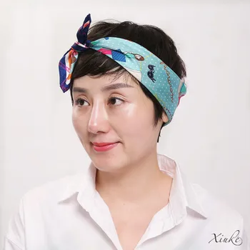 new design silk scarf new stley women fashion scarf headband blue small squares Material:twill silk size:55X55,Thickness14mm
new design silk scarf new stley women fashion scarf headband blue small squares Material:twill silk size:55X55,Thickness14mm