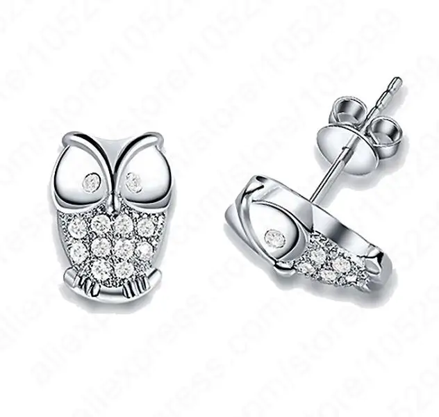 GIEMI Created 925 Sterling Silver Jewelry High Quality Metal Stud Earrings for Women Cute Owl Shape Best Brithday Gifts for Girl
GIEMI Created 925 Sterling Silver Jewelry High Quality Metal Stud Earrings for Women Cute Owl Shape Best Brithday Gifts for Girl