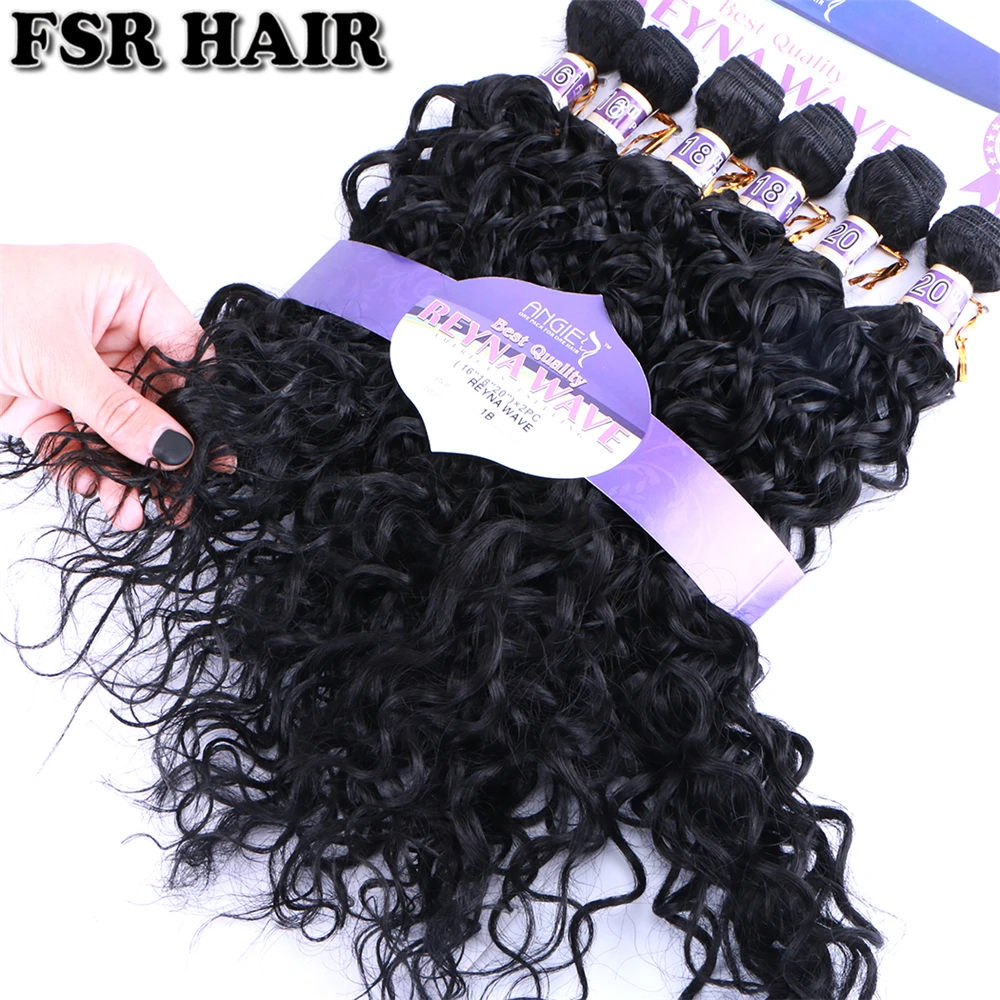 Reyna Water Wave Bundles 16 18 20 inch 6pieces/lot Curly Hair bundles ombre hair Extension Black Synthetic Hair
Reyna Water Wave Bundles 16 18 20 inch 6pieces/lot Curly Hair bundles ombre hair Extension Black Synthetic Hair