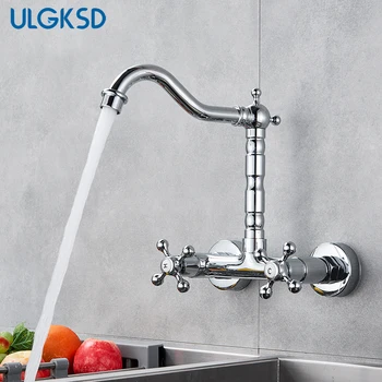 ULGKSD Basin Faucet Dual Handle Dual Control Mixer Tap Wall Mount Cold and Hot Water For Bathroom Sink Faucets
ULGKSD Basin Faucet Dual Handle Dual Control Mixer Tap Wall Mount Cold and Hot Water For Bathroom Sink Faucets