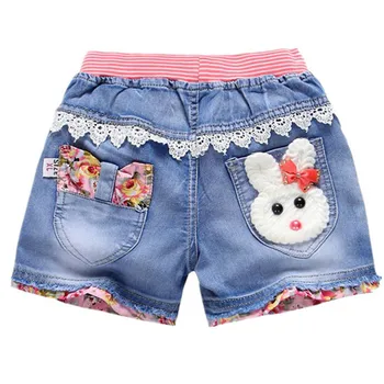 Summer Girls Denim Shorts Kids Jean Short Baby Girl Cartoon Children Pants Toddler Jeans Rabbit Printed Flowers Girl Clothes
Summer Girls Denim Shorts Kids Jean Short Baby Girl Cartoon Children Pants Toddler Jeans Rabbit Printed Flowers Girl Clothes