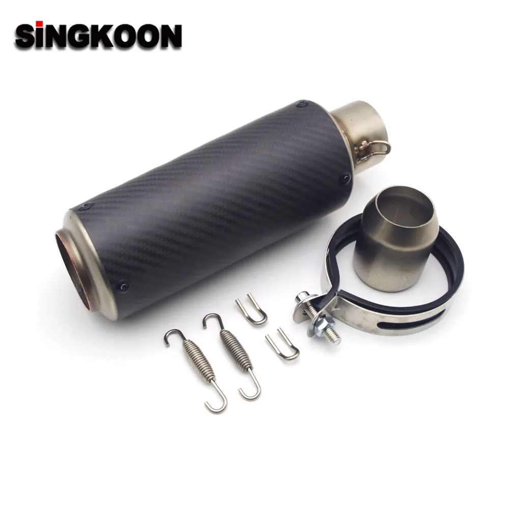 51 61mm Universal Motorcycle Exhaust Escape Muffler Pipe Slip-on FOR yamaha r1 2016 mt 09 exhaust honda cb 750 cbr125 
51 61mm Universal Motorcycle Exhaust Escape Muffler Pipe Slip-on FOR yamaha r1 2016 mt 09 exhaust honda cb 750 cbr125