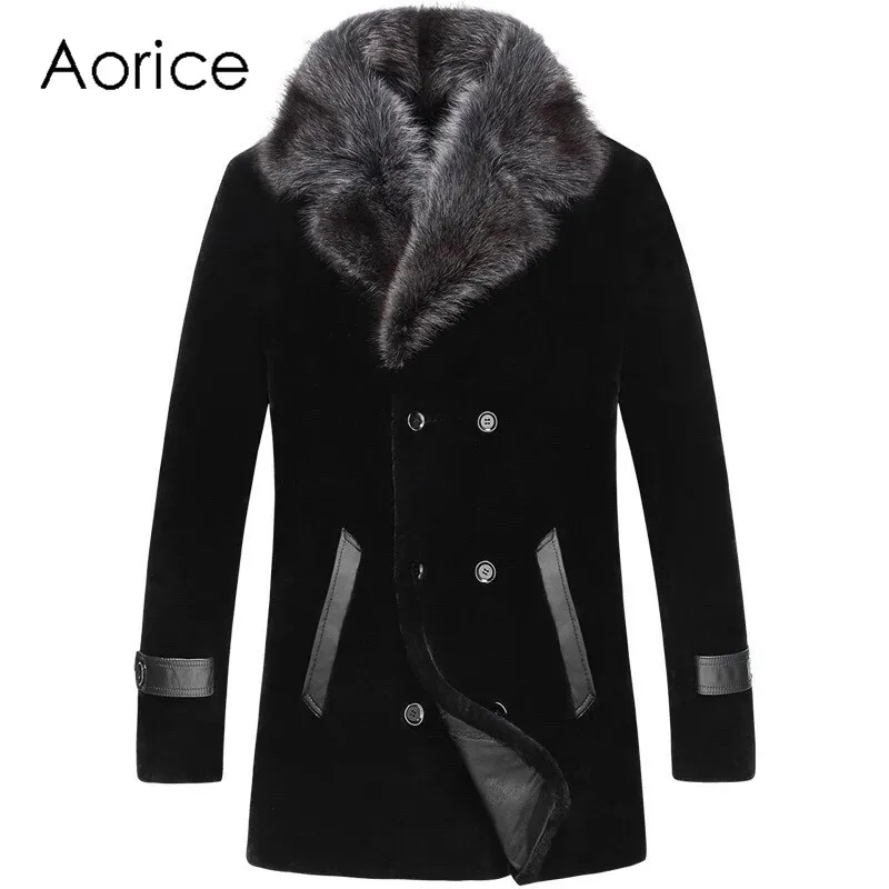 Aorice MT811 2020 Men new fashion 100% wool short jackets with raccoon fur collar fall winter casual outwear windbreakers
Aorice MT811 2020 Men new fashion 100% wool short jackets with raccoon fur collar fall winter casual outwear windbreakers