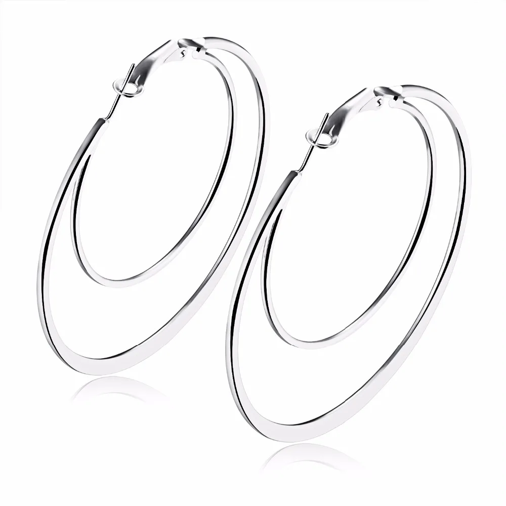 Woman Hoop Earrings Ear Jewelry Big Hoop Earrings Fashion Women Wedding Jewelry Double Layer Earrings KE676
Woman Hoop Earrings Ear Jewelry Big Hoop Earrings Fashion Women Wedding Jewelry Double Layer Earrings KE676