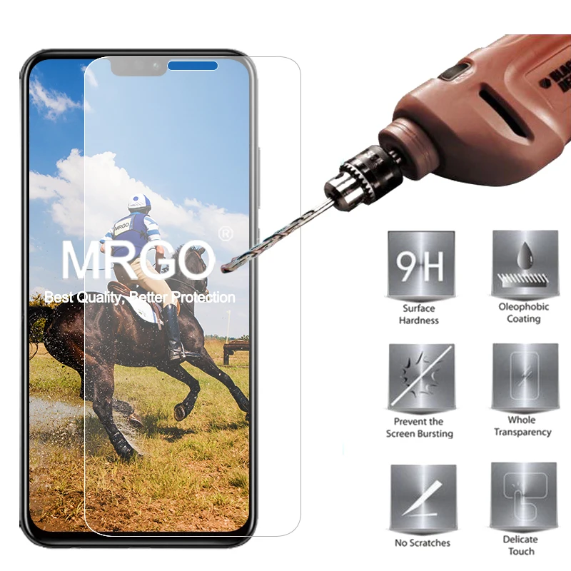 Закаленное стекло для huawei Honor 8X защита экрана 2.5D 9 H Защитная пленка телефона