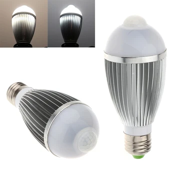 High Sensitivity E27 3W 5W 7W 9W LED Infrared PIR Human Motion &Light Sensor Auto Detection Bulb Lamp AC85-265V White/Warm White
High Sensitivity E27 3W 5W 7W 9W LED Infrared PIR Human Motion &Light Sensor Auto Detection Bulb Lamp AC85-265V White/Warm White