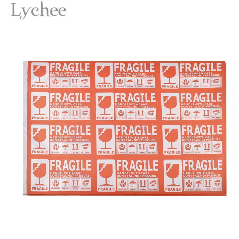 Lychee 50pcs Fragile Handle With Care Label Stickers English Letter Self Adhesive Decals DIY Sign Stickers Decoration
Lychee 50pcs Fragile Handle With Care Label Stickers English Letter Self Adhesive Decals DIY Sign Stickers Decoration