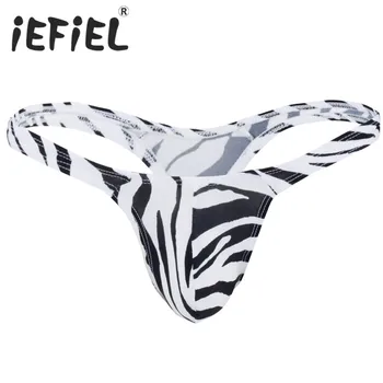 iEFiEL Zebra Men Lingerie G-string Bikini Underwear Underpants Male Bulge Pouch G-String T-Back Thong Underwear Bikini Panties
iEFiEL Zebra Men Lingerie G-string Bikini Underwear Underpants Male Bulge Pouch G-String T-Back Thong Underwear Bikini Panties