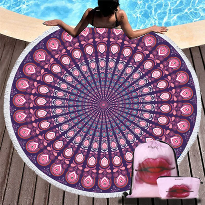 Indian Mandala Beach Towels for Women Boho Style Lotus Soft Beach Towel Lipstick Backpack Makeup Storage Bag for Travel Gift
Indian Mandala Beach Towels for Women Boho Style Lotus Soft Beach Towel Lipstick Backpack Makeup Storage Bag for Travel Gift