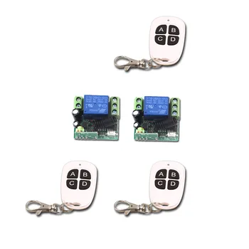 Smart Home Hot Selling Mini 12V Relay 1CH Wireless Remote Control Switch 3Transmitter+2 Receiver with 4Buttons 315/433mhz
Smart Home Hot Selling Mini 12V Relay 1CH Wireless Remote Control Switch 3Transmitter+2 Receiver with 4Buttons 315/433mhz