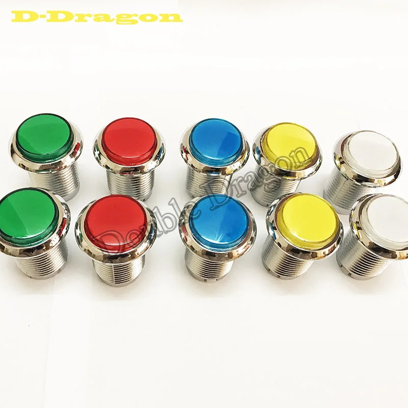 Jamma Arcade Switch Button 12V Led Illuminated CHROME Plated Push Button with Microswitch for DIY Game parts Pause Start Credit 
Jamma Arcade Switch Button 12V Led Illuminated CHROME Plated Push Button with Microswitch for DIY Game parts Pause Start Credit