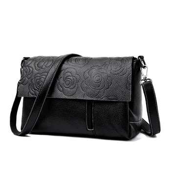 Embossing Floral Women Shoulder Bag Genuine Cow Leather Luxury Female Handbag Cross body Hand Bag for Ladies Small Messenger Bag
Embossing Floral Women Shoulder Bag Genuine Cow Leather Luxury Female Handbag Cross body Hand Bag for Ladies Small Messenger Bag