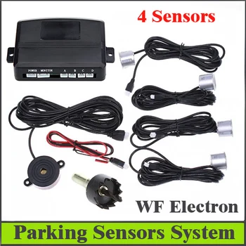 Factory Price 12V Car Parking system Reverse Backup Radar Sound Alert + 4 Sensors silver or Black free shipping Wholesale R2
Factory Price 12V Car Parking system Reverse Backup Radar Sound Alert + 4 Sensors silver or Black free shipping Wholesale R2