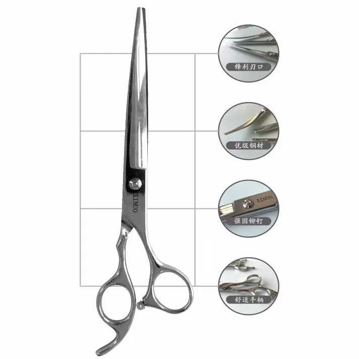 Professional xinuo Pet Scissors Pet Grooming Scissors Set 7 7.5 8inch Straight&Curved& thin Dog cat Hair Cutting Shears
Professional xinuo Pet Scissors Pet Grooming Scissors Set 7 7.5 8inch Straight&Curved& thin Dog cat Hair Cutting Shears