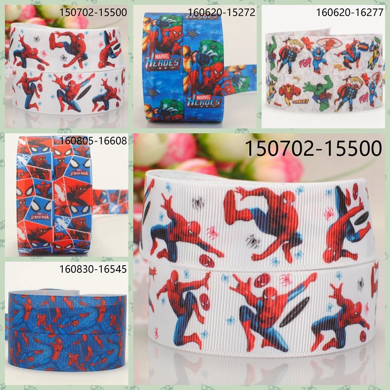 10yards -different sizes -lively cartoon spider-man ribbon printed Grosgrain ribbon
10yards -different sizes -lively cartoon spider-man ribbon printed Grosgrain ribbon
