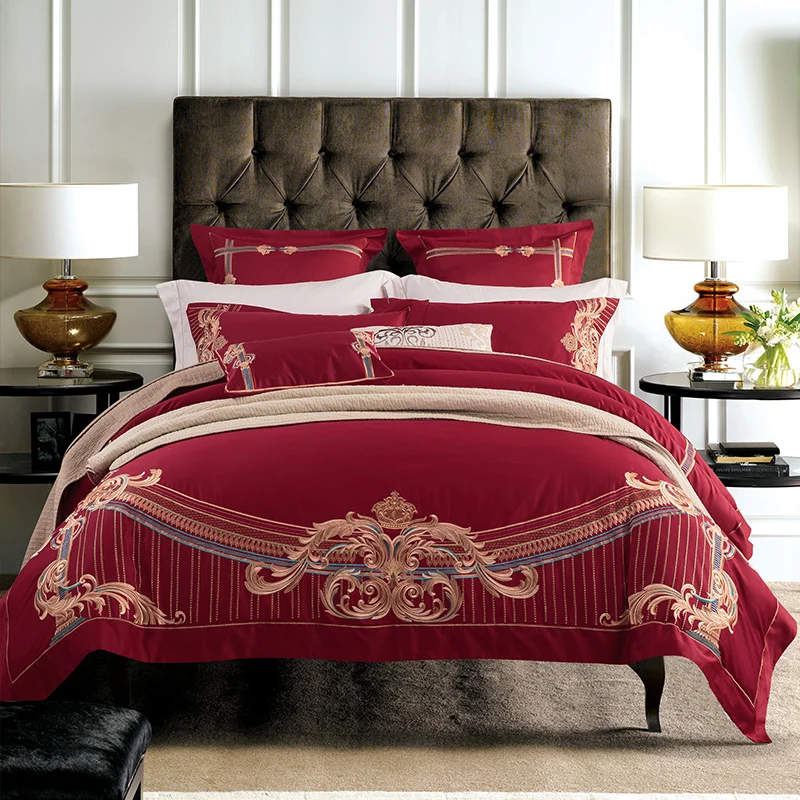 DIFUNINA Bed Linings Luxury Long-staple Cotton Bedding Set 4 pcs Sets Embroidered Bed Sheet Pillowcase Duvet Cover Home Textile
DIFUNINA Bed Linings Luxury Long-staple Cotton Bedding Set 4 pcs Sets Embroidered Bed Sheet Pillowcase Duvet Cover Home Textile