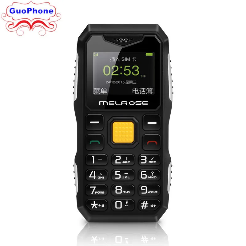 Оригинальный Melrose S10 мини телефон MP3 Bluetooth ультра тонкий 1 0 дюймов Прочный Открытый