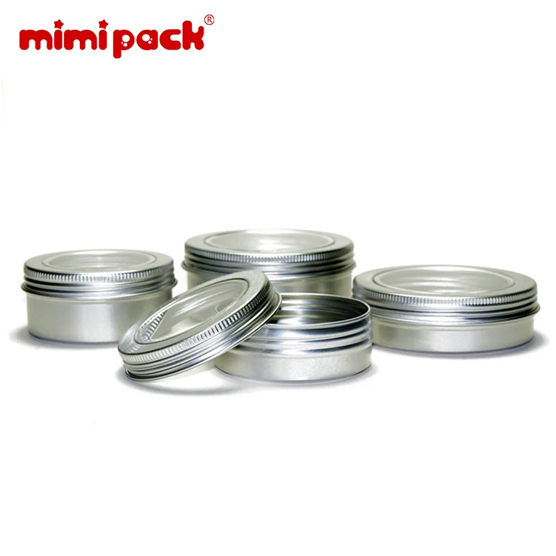 mimipack 24-piece Window Shallow Round Screw Lid Aluminum Cans Silver Cosmetic Salve Candy Packaging Storage Sealed box Tank
mimipack 24-piece Window Shallow Round Screw Lid Aluminum Cans Silver Cosmetic Salve Candy Packaging Storage Sealed box Tank