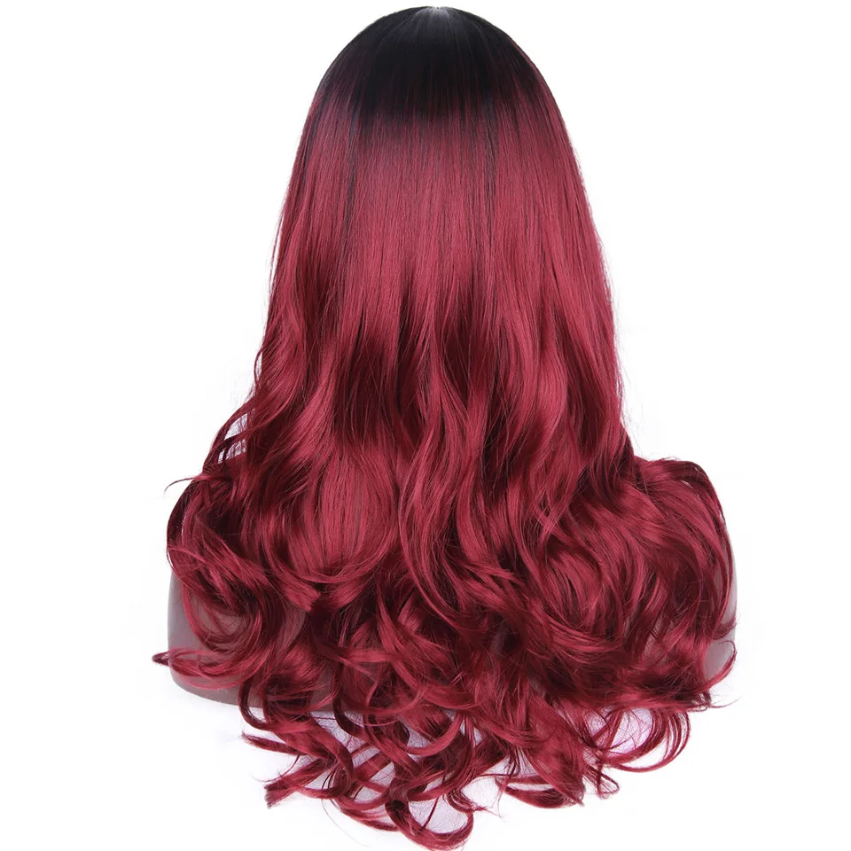 AISI HAIR 24 inch Long Wavy Ombre Red and Blonde Synthetic Wig Black Color Halloween Wigs Wave Hair for Women
AISI HAIR 24 inch Long Wavy Ombre Red and Blonde Synthetic Wig Black Color Halloween Wigs Wave Hair for Women