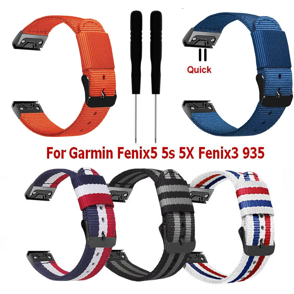COMLYO 26/22/20mm Nylon Smart Strap for Garmin Fenix Wrist Band for Garmin Fenix 5X/Fenix3/Fenix 5/Fenix 5S Watch Belt Watchband
COMLYO 26/22/20mm Nylon Smart Strap for Garmin Fenix Wrist Band for Garmin Fenix 5X/Fenix3/Fenix 5/Fenix 5S Watch Belt Watchband