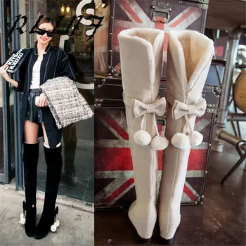 RLINF New Fashion Snow High Tube Over The Knee To Increase The Sweet Over The Knee Boots
RLINF New Fashion Snow High Tube Over The Knee To Increase The Sweet Over The Knee Boots