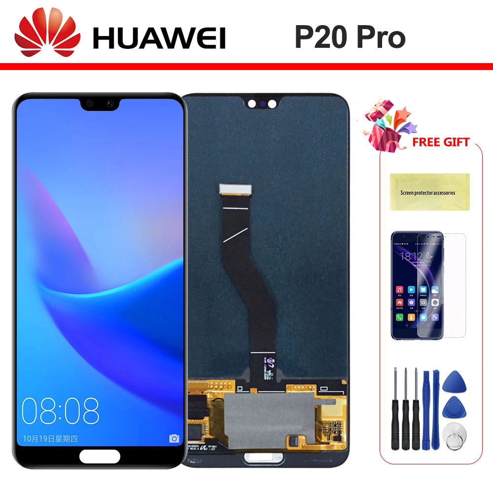 New Black 6.1" For Huawei P20 Pro LCD Display Screen Touch Digitizer P20 Pro CLT-AL01 Lcd With Touch Screen P20 Plus Display
New Black 6.1" For Huawei P20 Pro LCD Display Screen Touch Digitizer P20 Pro CLT-AL01 Lcd With Touch Screen P20 Plus Display