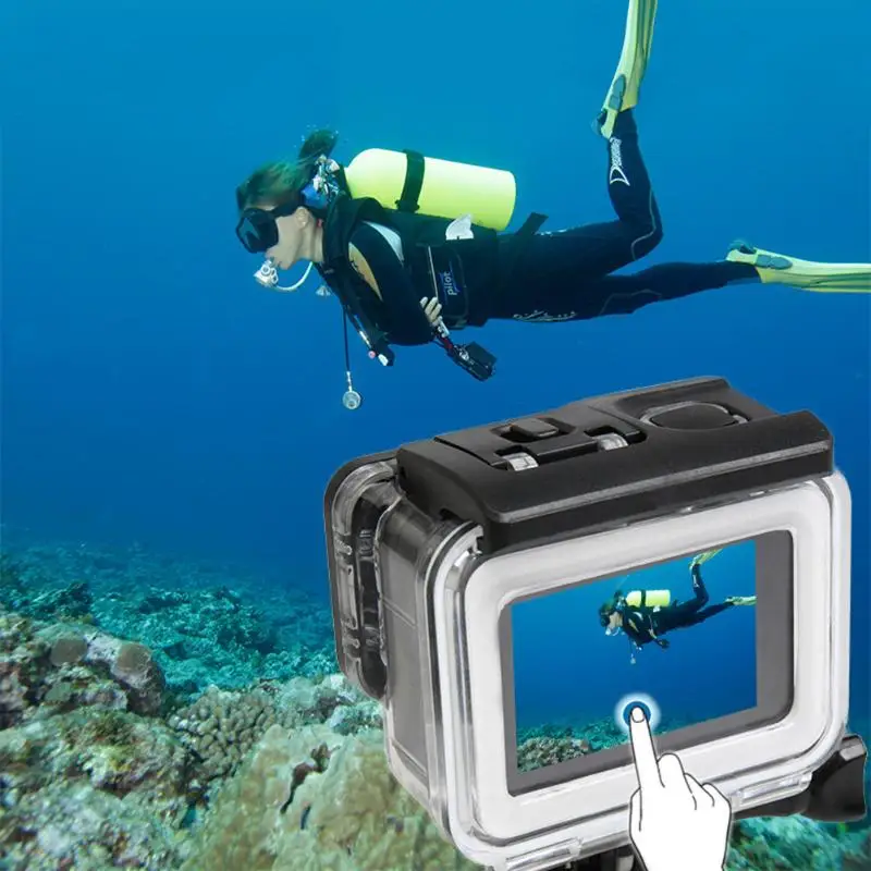 ALLOET For Yi 4K Accessories Diving Touch Camera Cover for Yi 4K Case 35m 2 II Action Cam Cover for Xiaomi Yi 4K Waterproof Case
ALLOET For Yi 4K Accessories Diving Touch Camera Cover for Yi 4K Case 35m 2 II Action Cam Cover for Xiaomi Yi 4K Waterproof Case
