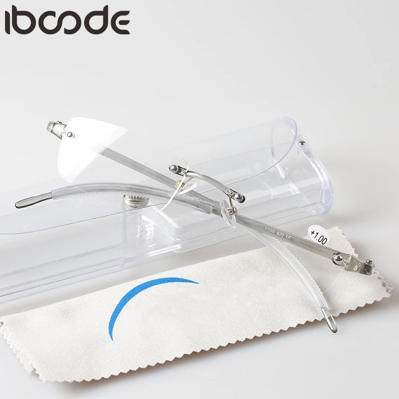 iboode Rimless Finished Myopia Glasses Women Men TR90 Short Sight Nearsighted Eyewear Optical Resin Lens Eyeglasses -1.0 To -4.0
iboode Rimless Finished Myopia Glasses Women Men TR90 Short Sight Nearsighted Eyewear Optical Resin Lens Eyeglasses -1.0 To -4.0