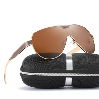 Women Men One-piece Lens Goggles Sport Polarized Sunglasses with Eyewear Box Driver Driving Sun Glasses
Women Men One-piece Lens Goggles Sport Polarized Sunglasses with Eyewear Box Driver Driving Sun Glasses