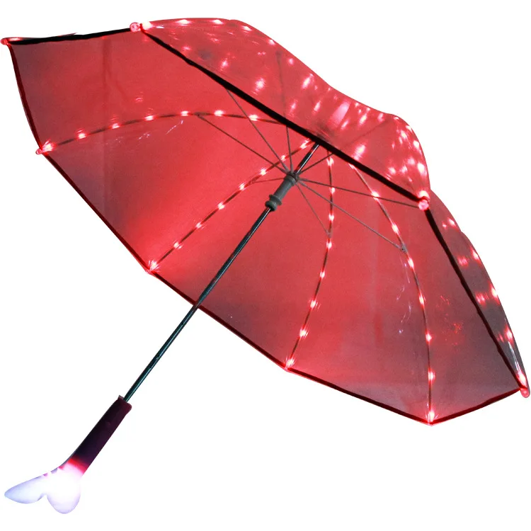 New 8 Rib Light up Blade Runner Style Changing Color LED Umbrella with Flashlight Transparent Handle Straight Umbrella Parasol
New 8 Rib Light up Blade Runner Style Changing Color LED Umbrella with Flashlight Transparent Handle Straight Umbrella Parasol