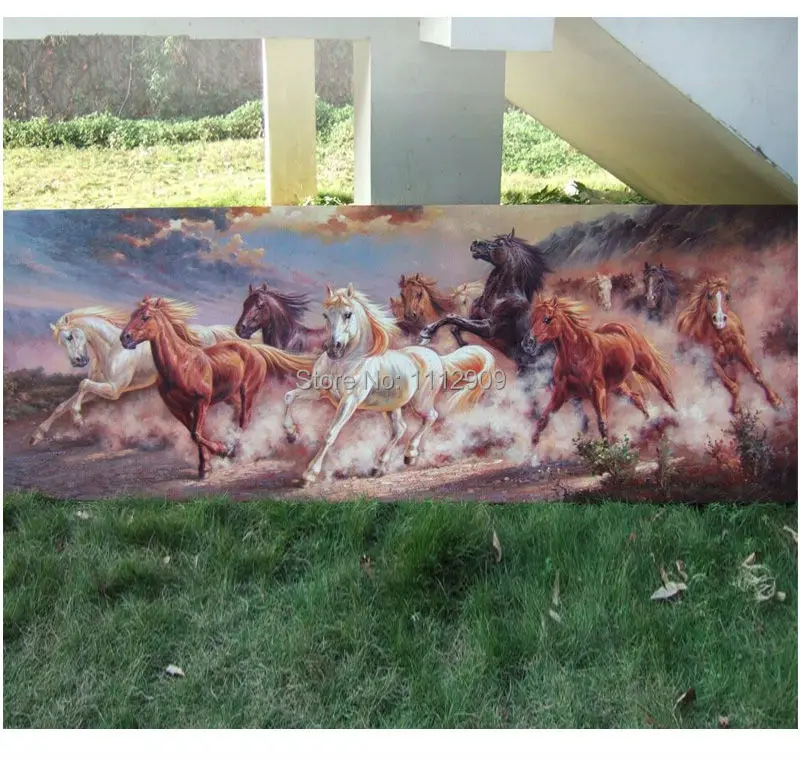 High quality Handmade Oil Paintings on Canvas Animal Eight Horses Wall Art pictures for living room back to the future
High quality Handmade Oil Paintings on Canvas Animal Eight Horses Wall Art pictures for living room back to the future