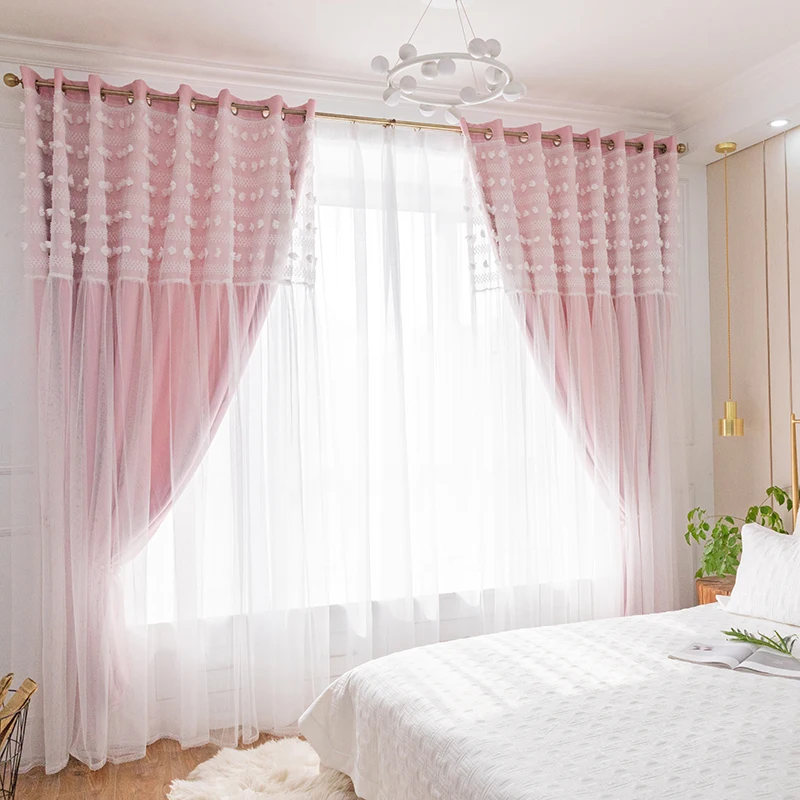 Chicity Double layer Embroidered Tulle and Blackout Curtains For Living room hazy Romantic style curtain for women customized
Chicity Double layer Embroidered Tulle and Blackout Curtains For Living room hazy Romantic style curtain for women customized