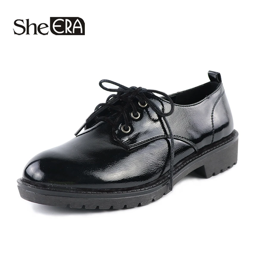 New Fashion Women Shoes PU Black Women Shoes Casual Shallow Lace-Up Lady Shoes Classic Female Shoes She ERA
New Fashion Women Shoes PU Black Women Shoes Casual Shallow Lace-Up Lady Shoes Classic Female Shoes She ERA