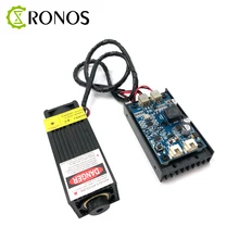 New 12V 2 5W high power font b laser b font module TTL Adjustable Focus Blue