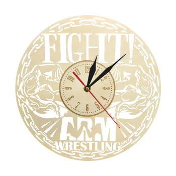 FIGHT Professional Arm Wrestling Wall Clock Wooden Rustic Home Decor Farmhouse Style Living Room Wall Clock Wrestling Fans Gift
FIGHT Professional Arm Wrestling Wall Clock Wooden Rustic Home Decor Farmhouse Style Living Room Wall Clock Wrestling Fans Gift