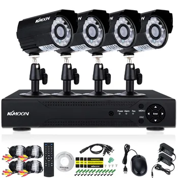 KKMOON H.264 4CH CCTV System 960H HDMI AHD CCTV DVR 4PCS 720P IR Outdoor Waterproof Security Camera Camera Surveillance System
KKMOON H.264 4CH CCTV System 960H HDMI AHD CCTV DVR 4PCS 720P IR Outdoor Waterproof Security Camera Camera Surveillance System