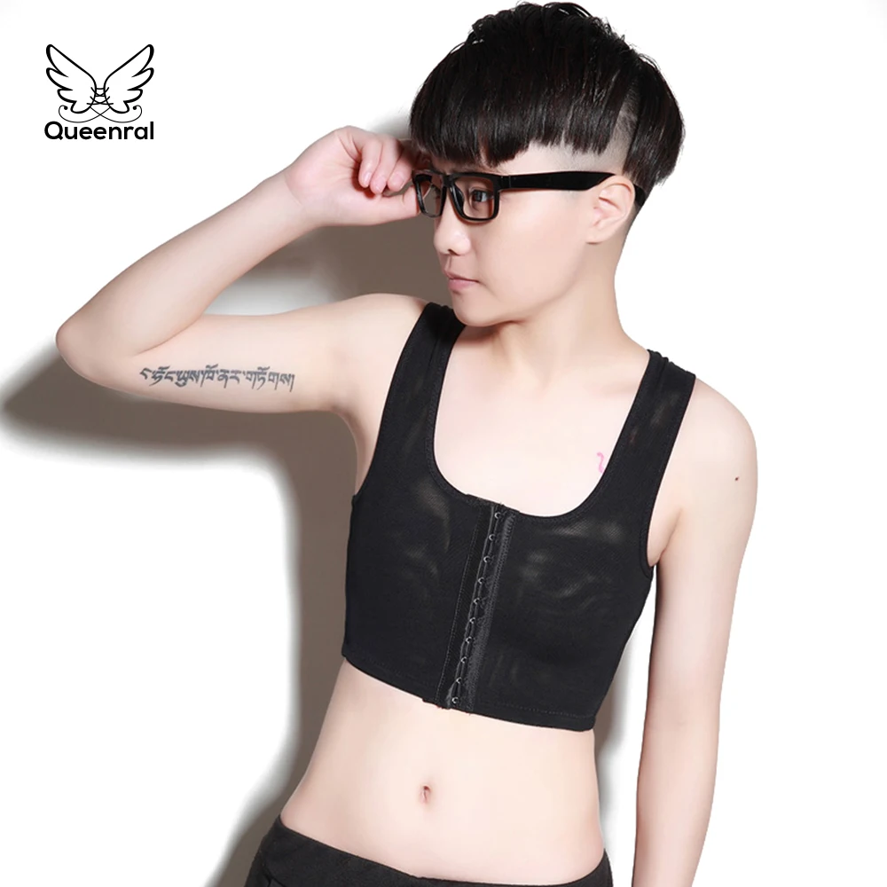 Lesbian Corrective Underwear Chest Binder Vest Top Tomboy Bandage Binder Trans Ladies Slim Breathable Bondage bust Short corset
Lesbian Corrective Underwear Chest Binder Vest Top Tomboy Bandage Binder Trans Ladies Slim Breathable Bondage bust Short corset