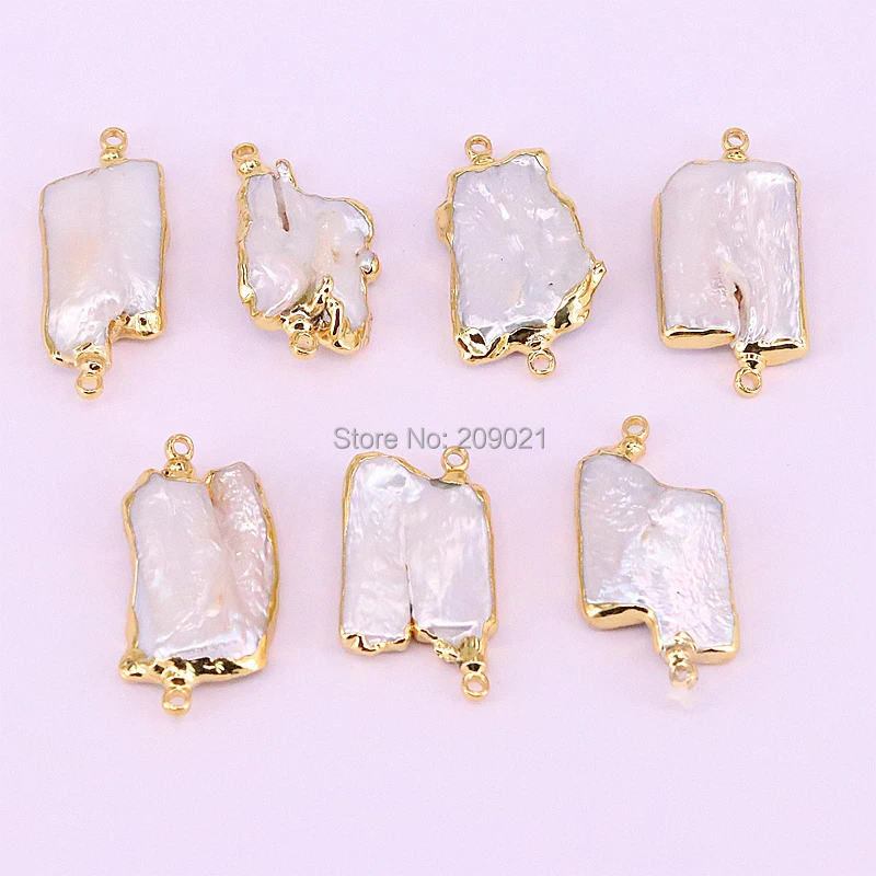 Fashion Jewelry 10Pcs Nature Pearl Connector Beads For Women Jewelry Making Accessory
Fashion Jewelry 10Pcs Nature Pearl Connector Beads For Women Jewelry Making Accessory
