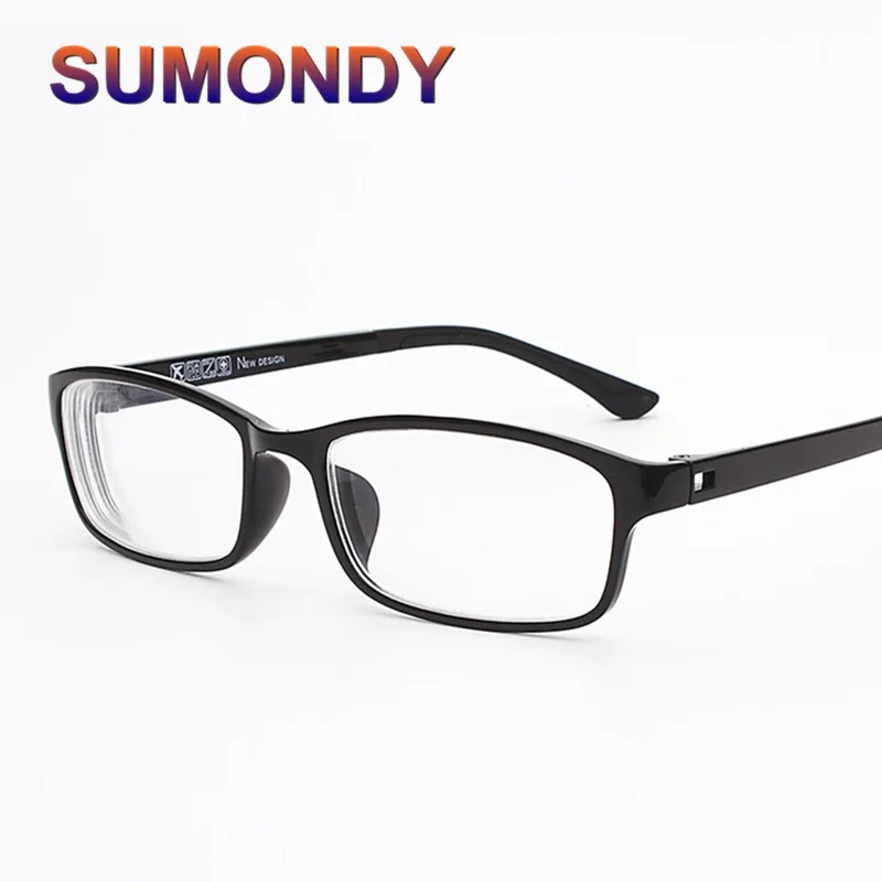 SUMONDY Dioptre -0.5 to -6.0 Myopia Glasses Finished Men Women TR90 Frame Shortsighted Eyeglasses Spectacles For Myopia F168
SUMONDY Dioptre -0.5 to -6.0 Myopia Glasses Finished Men Women TR90 Frame Shortsighted Eyeglasses Spectacles For Myopia F168