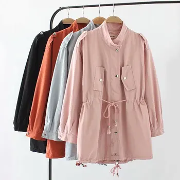 WSYORE Windbreaker 2020 New Spring and Autumn Large Size Fat MM Casual Trench Coat For Women Loose Mid-long Coats NS1182
WSYORE Windbreaker 2020 New Spring and Autumn Large Size Fat MM Casual Trench Coat For Women Loose Mid-long Coats NS1182