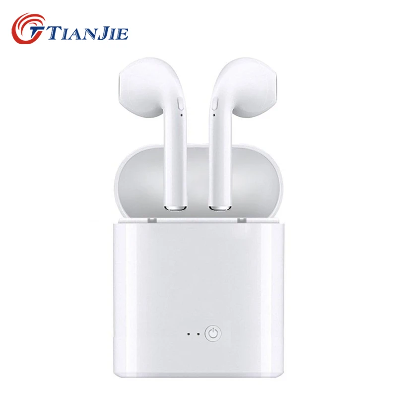 TIANJIE i7s tws bluebtooth earphones true wireless earbuds twins bluetooth headphone for iphone android with battery charge box
TIANJIE i7s tws bluebtooth earphones true wireless earbuds twins bluetooth headphone for iphone android with battery charge box